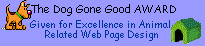 Dog Gone Good Award