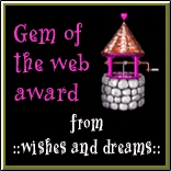Melissa's Gem of the Web Award