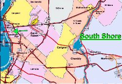 South Shore Map