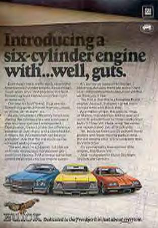 1976 Buick Six Lineup