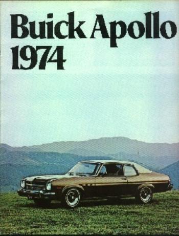 1974 Apollo Sales Brochure Cover