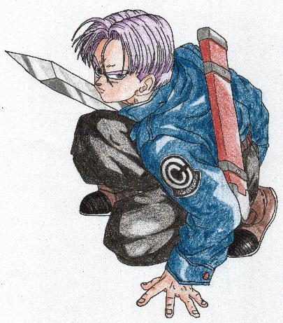 Trunks is always on guard when I'm around.