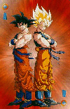 Double Mint Gum!!  Er... I mean, Goku!