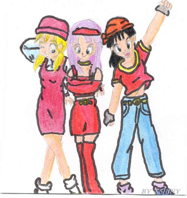 The teenage women of the DragonBall world.  I'm jealous...