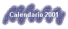 Calendario 2001