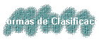 Normas de Clasificacin