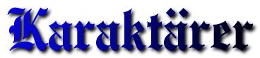 Karaktärer