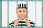 man behind bars