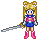 Sailormoon realizing she has to kill Endymion in order to save the world