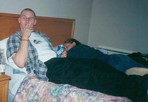 Ryan chillin' in tha room.