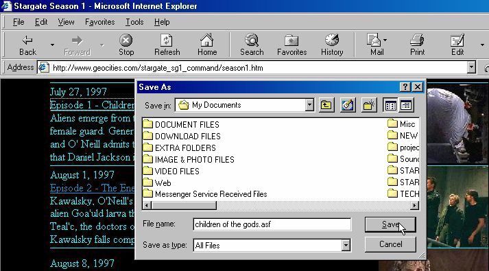 Select File Location