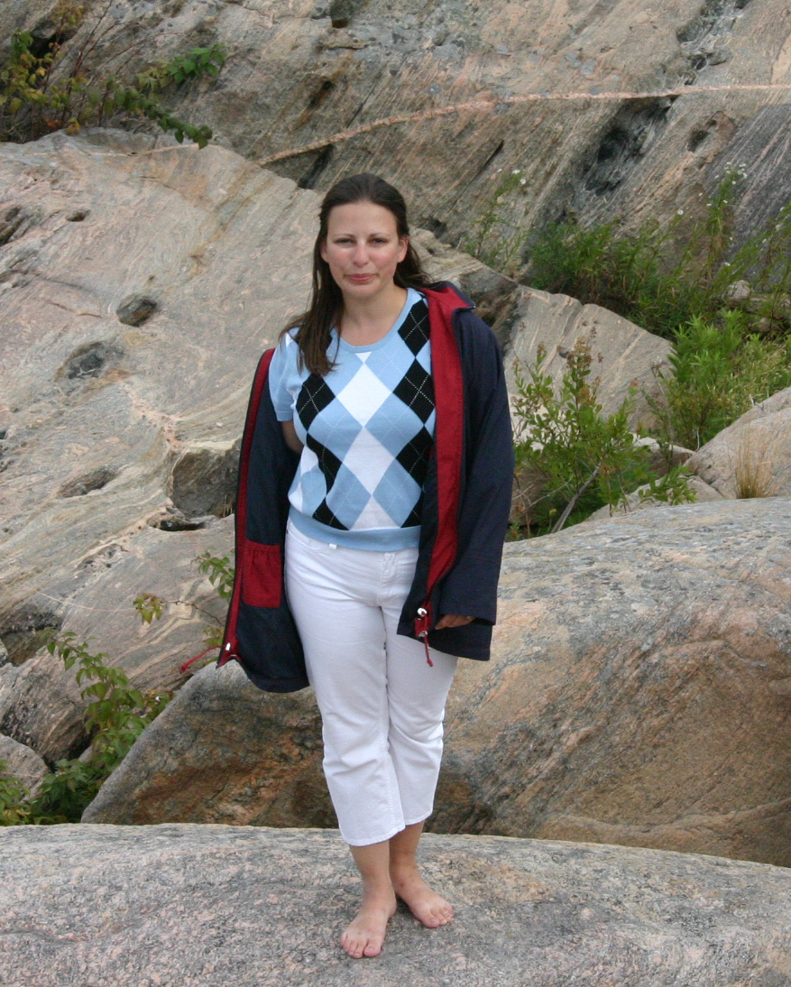 Kimma on the rocks