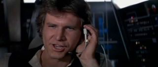 Han Solo saving Luke in ANH