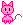 a pink cat!!