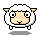 a sheep kao! KAWAII!