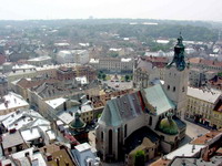 Katedra Lacinska od strony Rynku