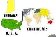 Picture of Continents, U.S.A. & Indiana