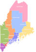 Picture of regions of Maine