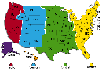 Picture of U.S. Time Zones