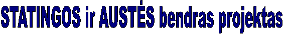 STATINGOS ir AUST�S bendras projektas