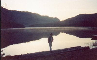 The Lake Just Like A Mirror