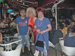 Mags & Steffie Greeting Admirerers 