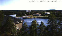 Lycksele frn Korpberget, vid Hotell Lappland, mot Sjukhuset.