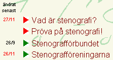 Bild på huvudalternativen (på löpsedelssidan)
