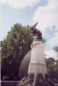 The Fallen Angel in Retiro Park - the only statue in Europe of the devil!