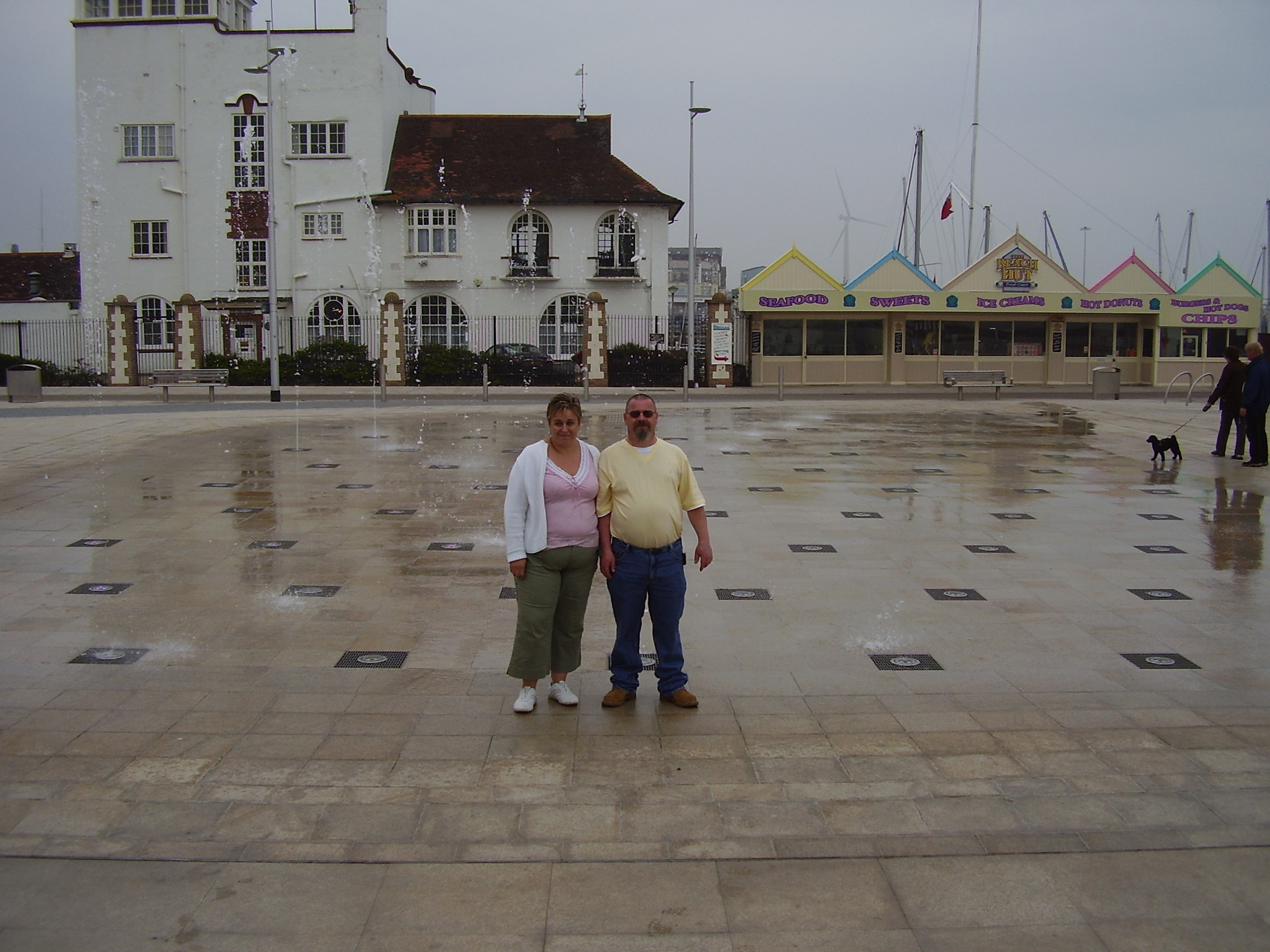 Myself and Bev at Great Yarmouth