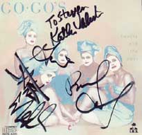 Go-Go's autographed Beauty and the Beat CD