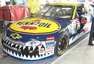 Shark car in the garage at Miami