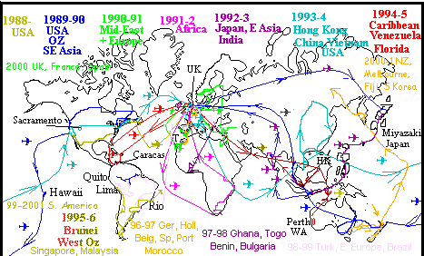 Map of my Travels