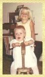 Me at 1 and Tina at 3