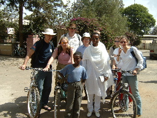 With Amanuel in traditional dress