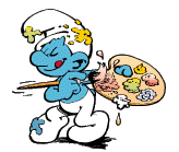 Painter Smurf