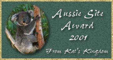 Aussie Site Award from Katrina