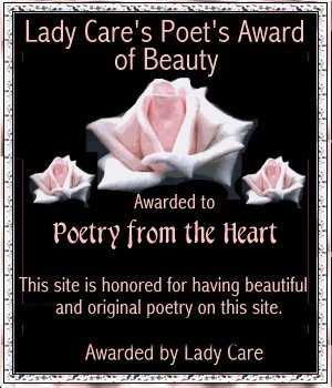 Lady Care's Poet's Award of Beauty