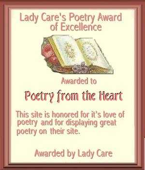 Lady Care's Award for Poetry Award of Excellence