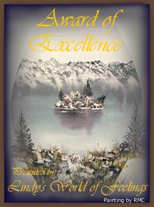 Award of Excellence from Lindy's World of Feelings