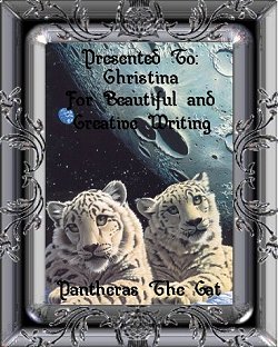 From Cali, for Beautiful and Creative Writing!