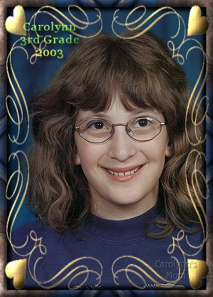 Carolynn in 3rd Grade Age 9