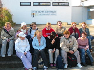 Irish students at AKB Brakel