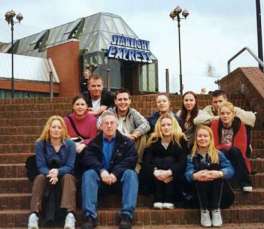 Students and teachers in Bochum, Germany