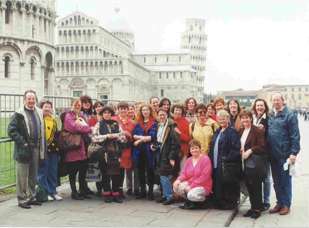 Students and teachers in Pisa
