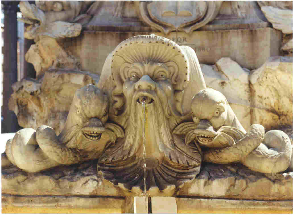 Trevi Fountain (Detail)