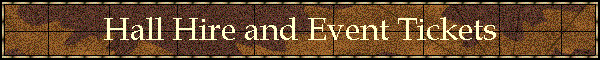 Hall Hire