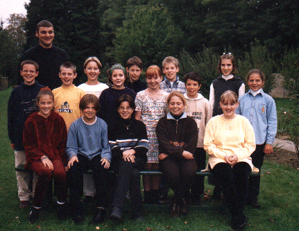 Klasfoto 6e leerjaar schooljaar 1999-2000