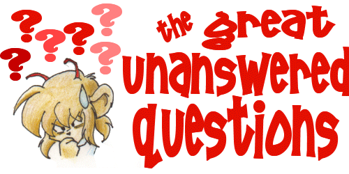 the great unanswered questions