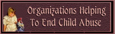 Child Abuse Organizations Banner